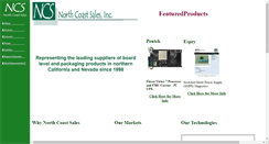 Desktop Screenshot of northcoastsales.com